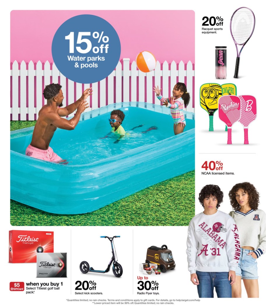 page from Target ad