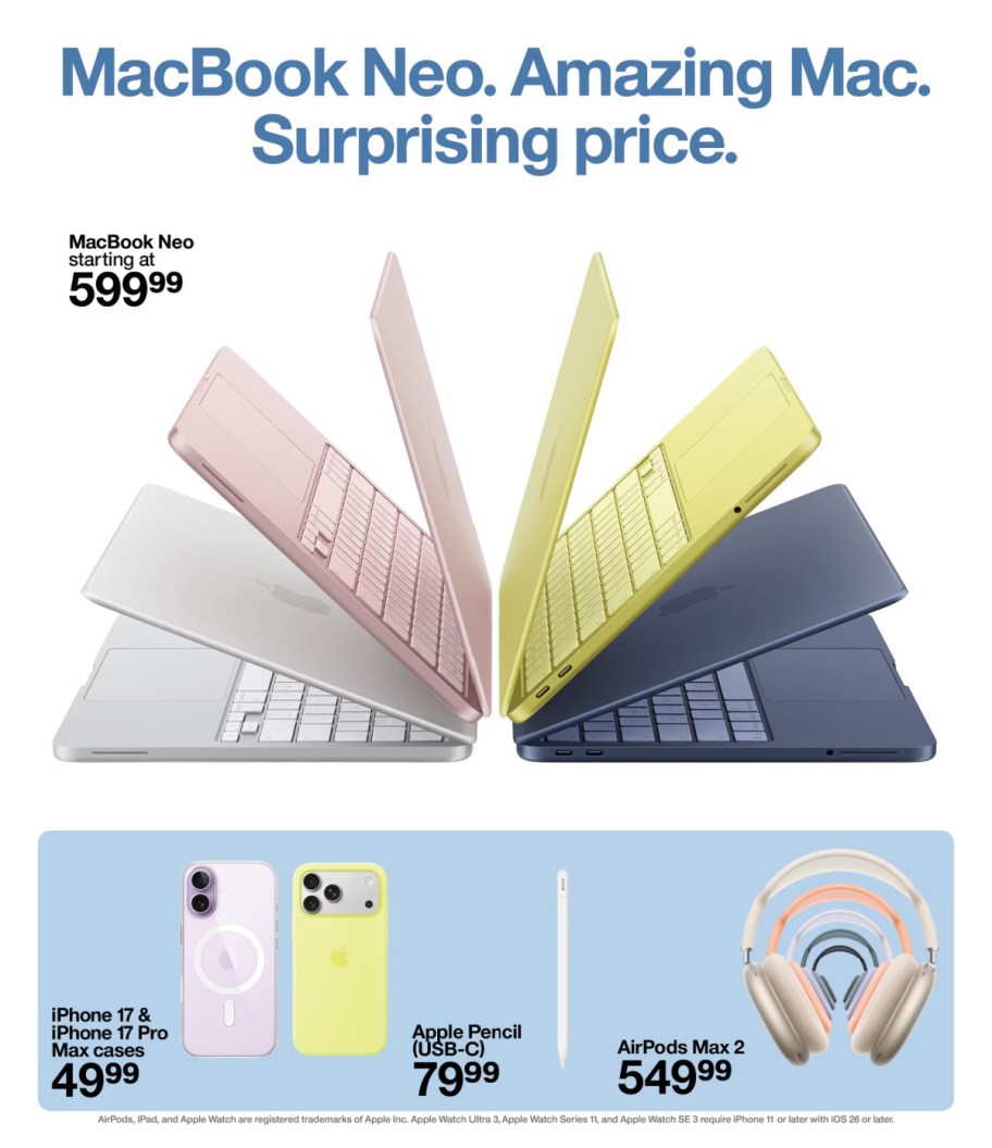 page from Target ad
