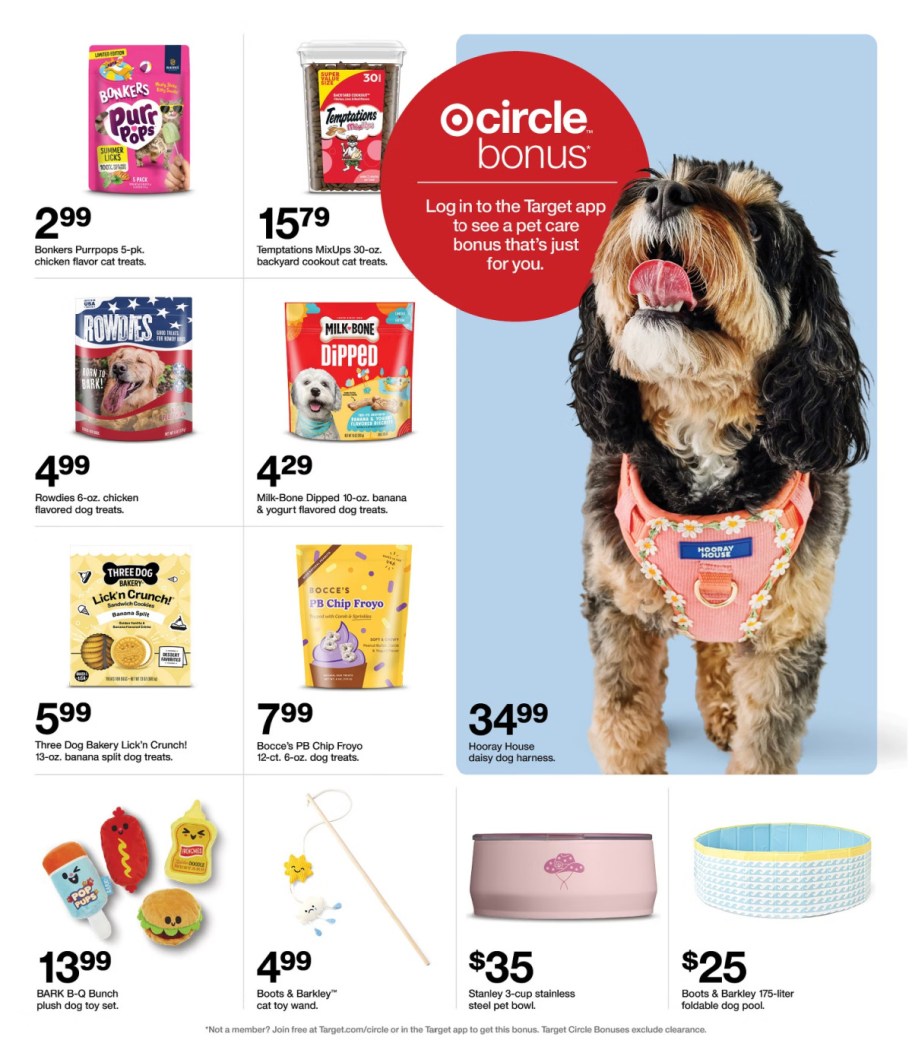 page from Target ad