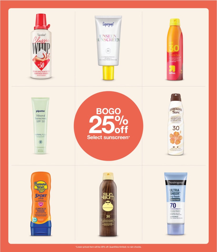 page from Target ad