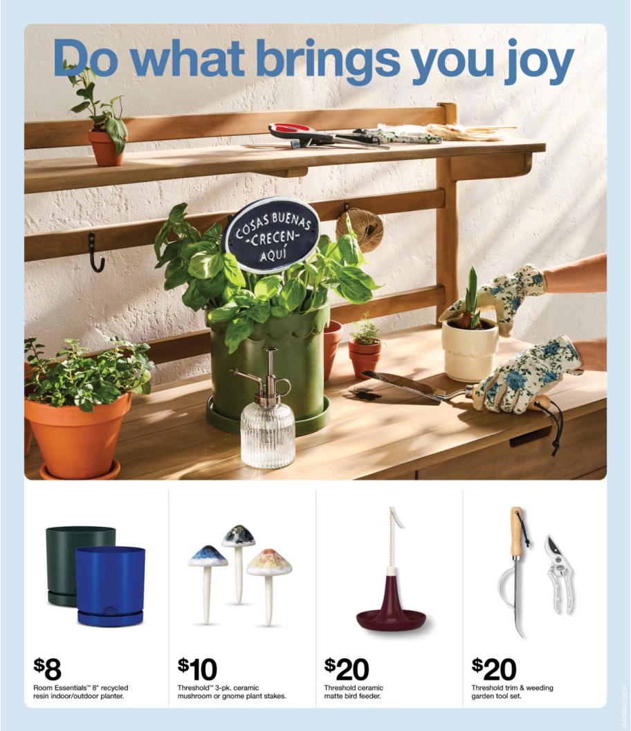 page from Target ad