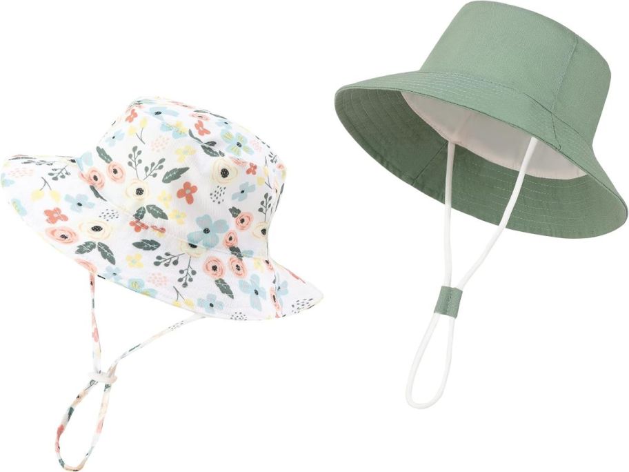 Stock images of two Toddler Sun Hats