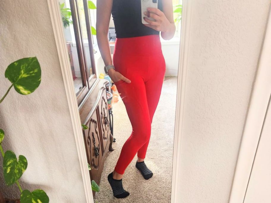 woman wearing Walifrey Women's Leggings w/ Pockets
