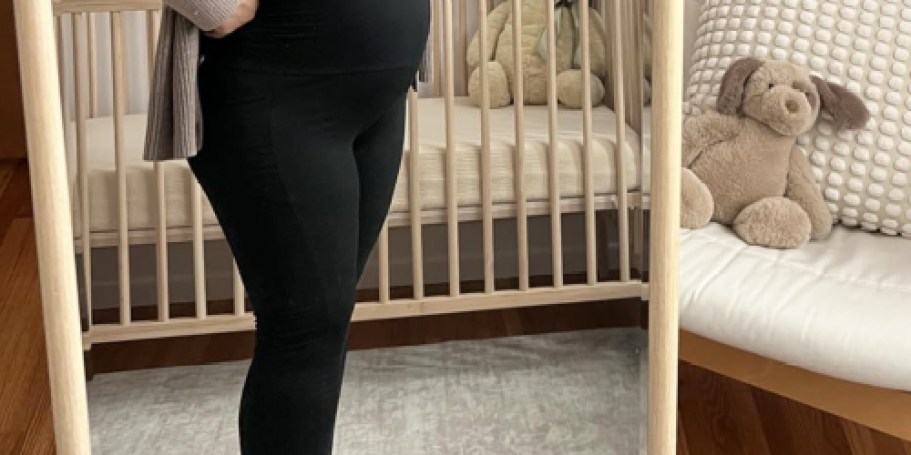 Maternity Leggings w/ Pockets Just $5.49 on Amazon