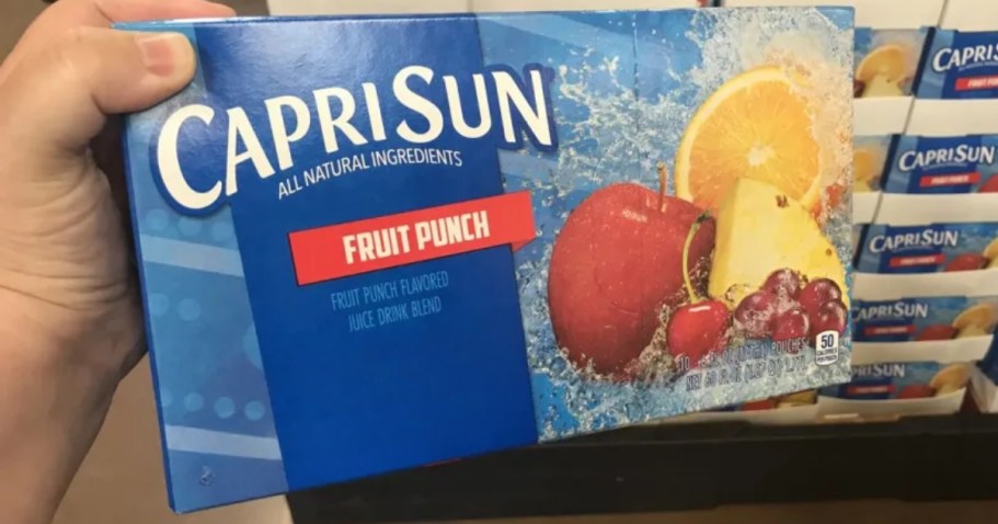 Capri Sun 40-Count Just $7.41 Shipped on Amazon (Only 18¢ Per Pouch!)