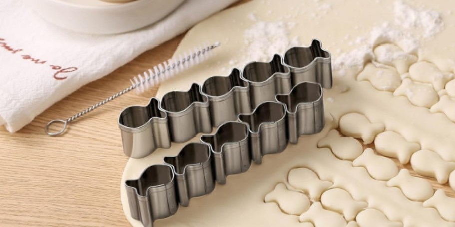 Goldfish Cracker Cutters Set Only $5 on Amazon (Reg. $10) | Make Fun Homemade Snacks!