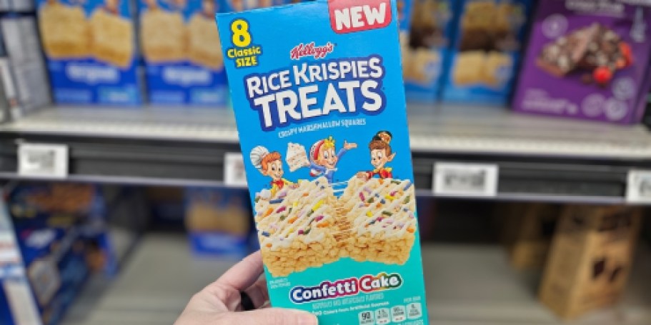 NEW Confetti Cake Rice Krispies Treats at Walmart!