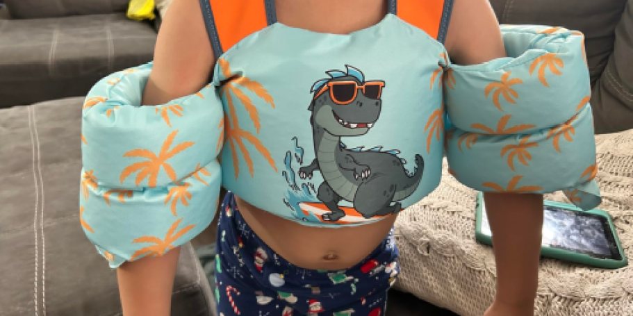Toddler Swim Vest Floaties Only $13.99 on Amazon (Reg. $30)