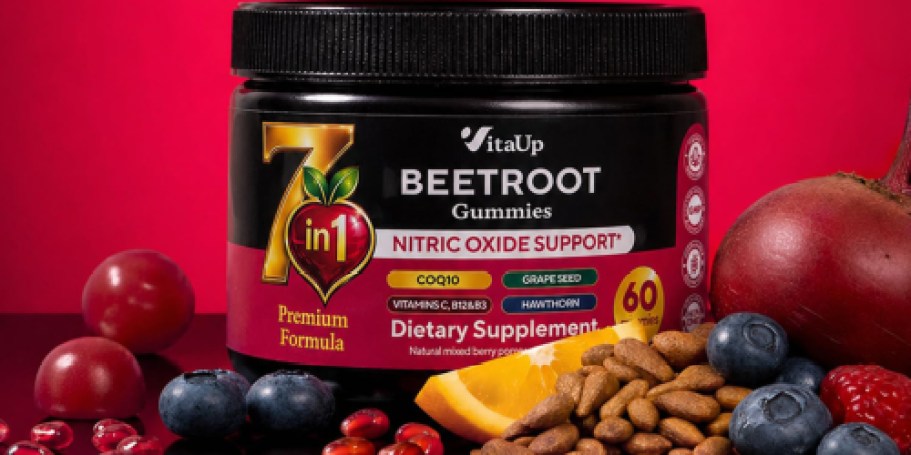 Beet Root Gummies Just $13.45 Shipped on Amazon | Supports Circulation & Heart Health