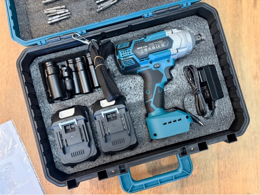 impact wrench case and accessories