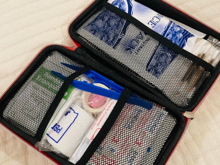 open first aid kit